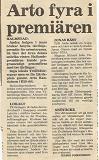 Arto fyra i premi�ren